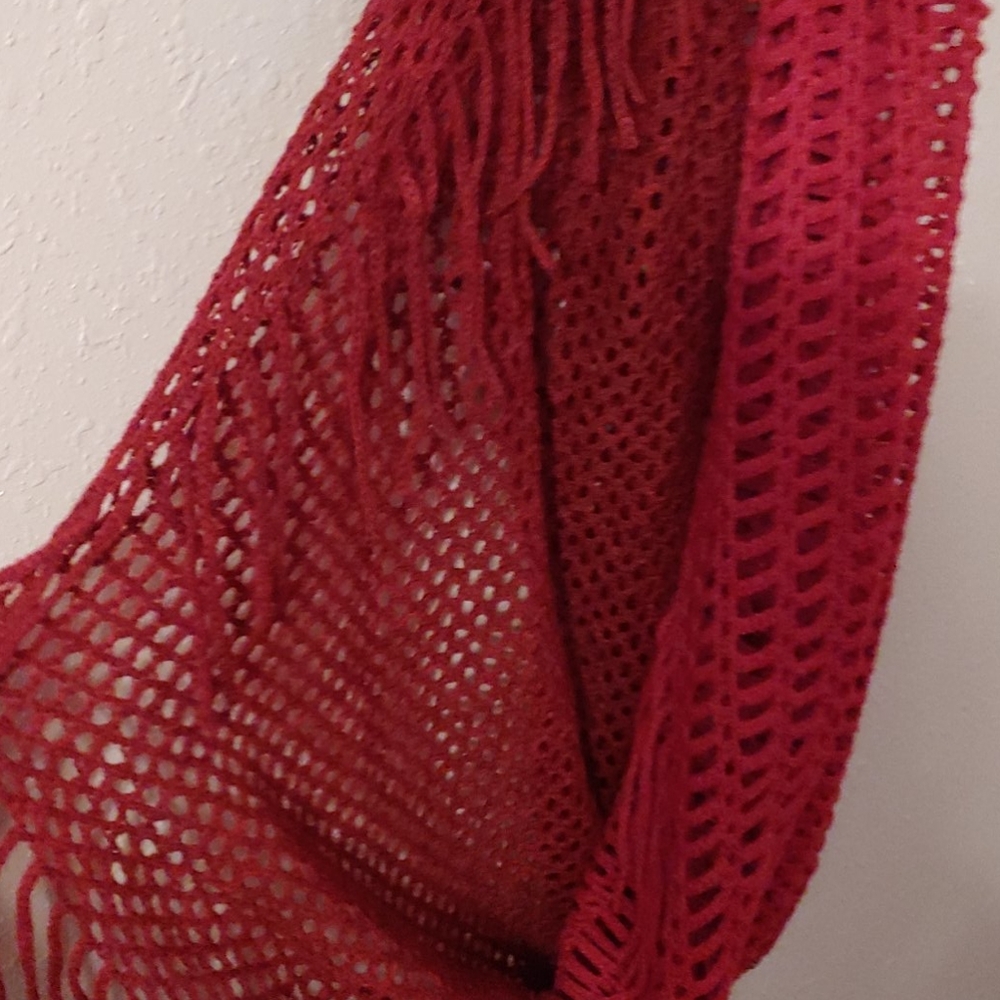 Fringed infinity scarf - Picture 3 of 3